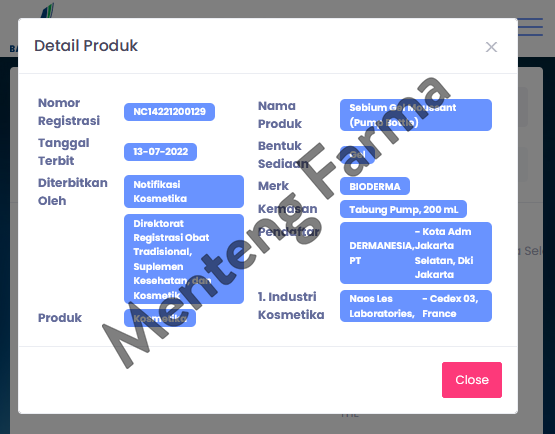 Bioderma Sebium Gel Moussant 200 ml - Facial Wash Kulit Berminyak