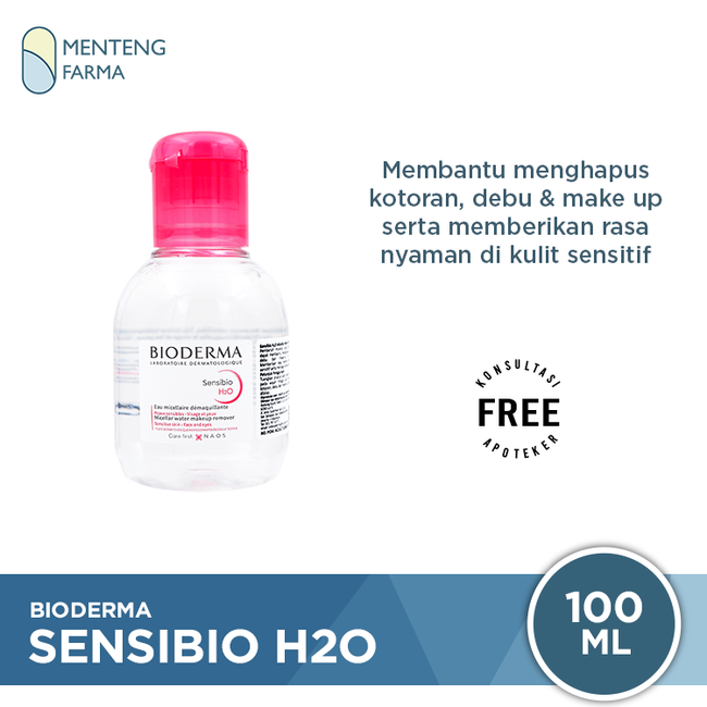 Bioderma Sensibio H2O 100 ml - Micellar Water Kulit Sensitif