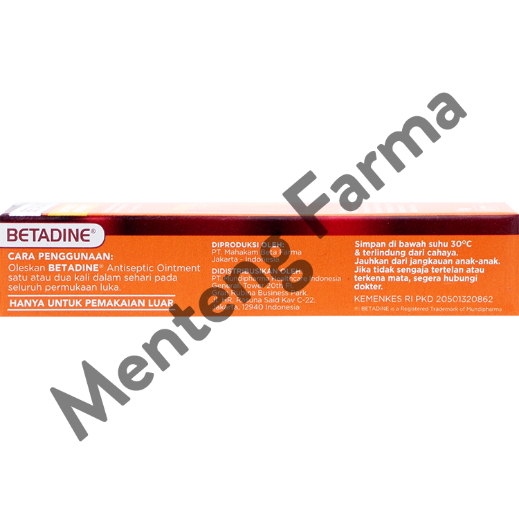 Betadine Salep 5 Gr - Salep Luka Antiseptik