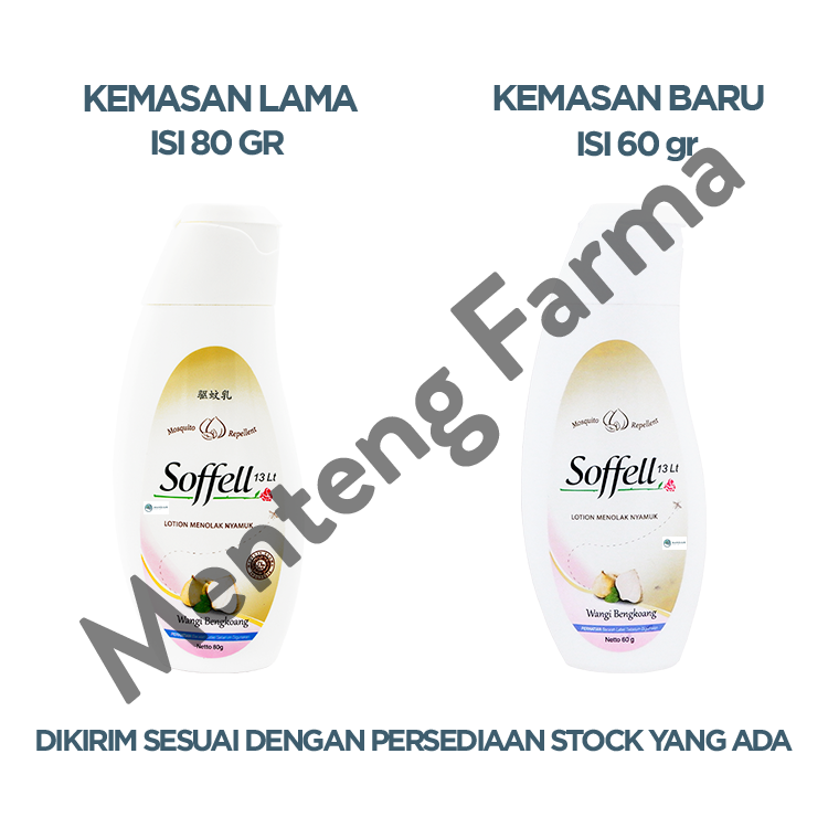 Soffell Lotion Wangi Bengkoang 60 Gr - Lotion Anti Nyamuk