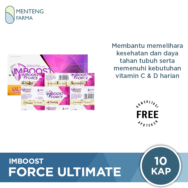 Imboost Force Ultimate 10 Kapsul - Vitamin Penambah Sistem Imun