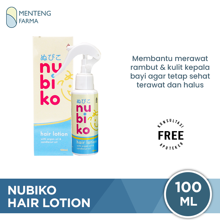 Nubiko Hair Lotion 100 mL - Merawat Rambut dan Kulit Kepala Bayi