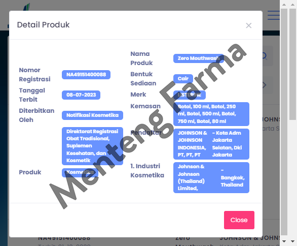 Listerine Zero Mouthwash 250 mL - Mencegah Plak dan Bau Mulut