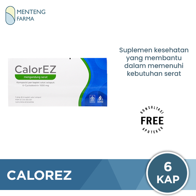 CalorEZ 6 Kaplet - Memenuhi Kebutuhan Serat