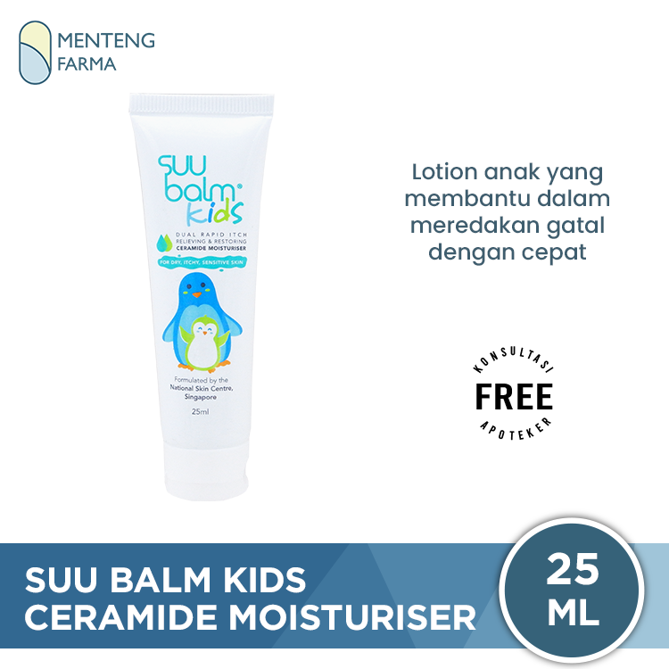 Suu Balm Kids Dual Rapid Itch Relieving & Restoring Moisturiser 25 mL - Pelembab Kulit Kering dan Sensitif