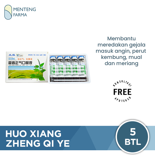 SOHC Huo Xiang Zheng Qi Ye Obat Herbal