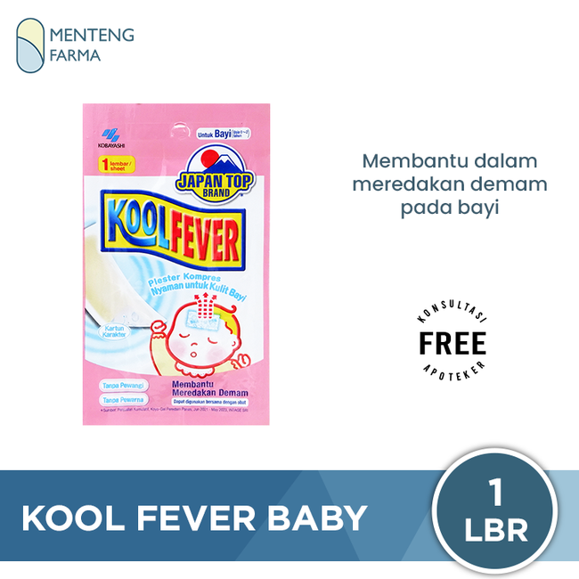 Kool Fever Baby 1 Lembar - Meredakan Demam pada Bayi