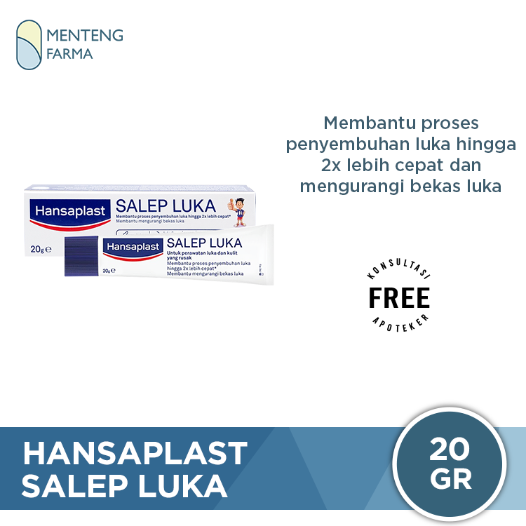 Hansaplast Salep Luka 20 Gr - Perawatan Luka dan Kulit yang Rusak