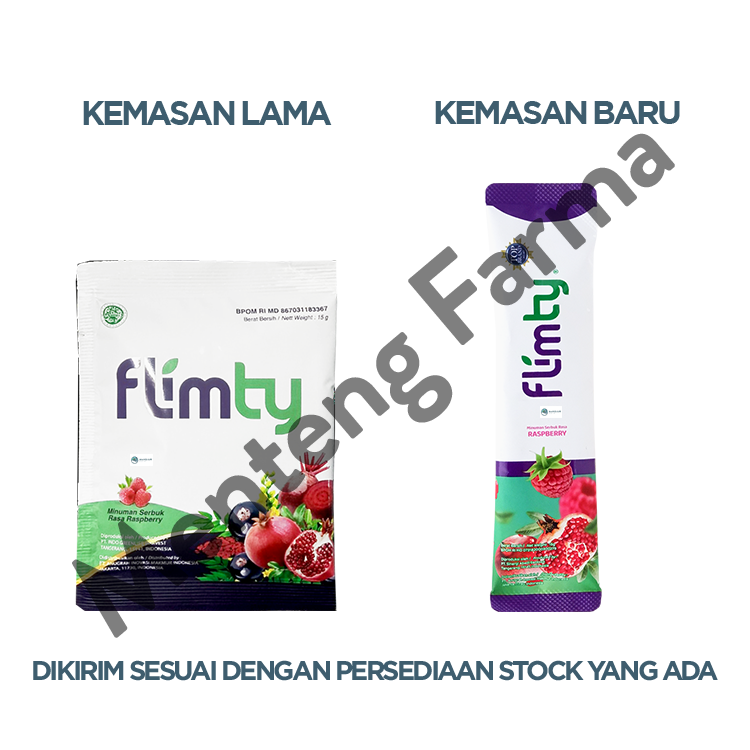 Flimty Fiber Raspberry Sachet 15 Gr - Pelangsing Diet Detox