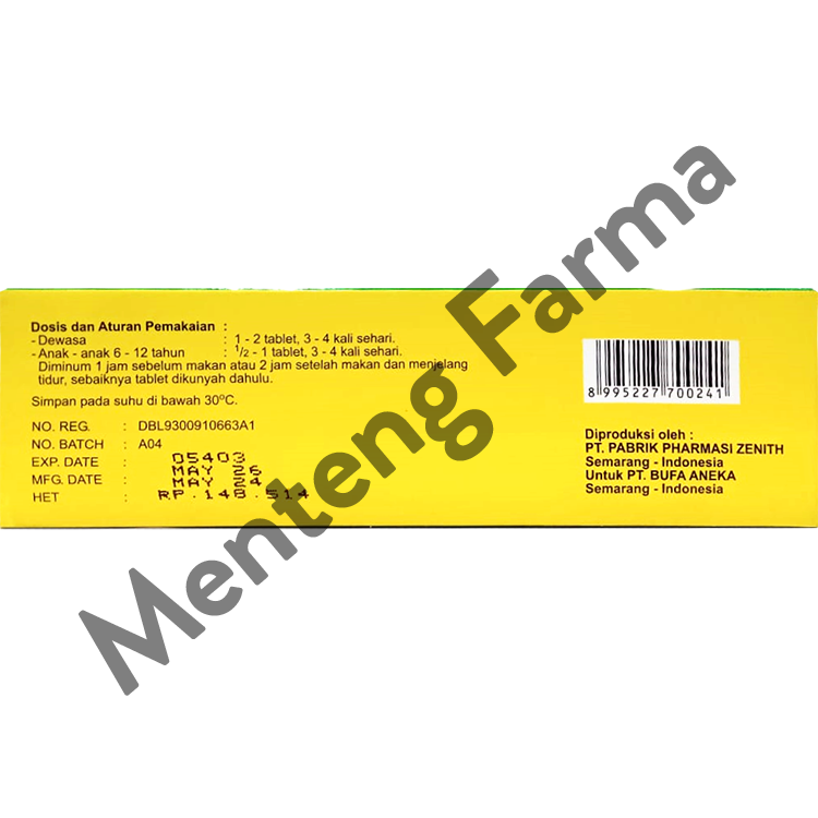 Bufantacid 10 Tablet - Obat Sakit Maag dan Lambung