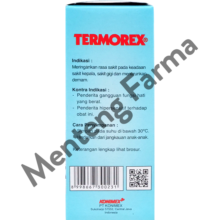 Termorex 30 mL - Penurun Panas dan Pereda Nyeri Anak