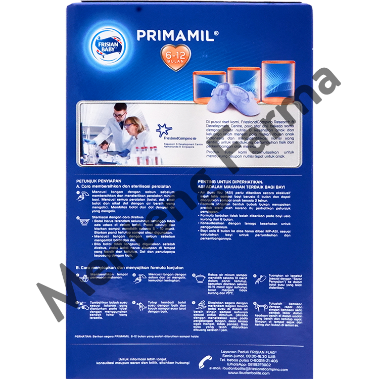 Frisian Baby Primamill 6-12 360 Gr - Susu Formula Bayi Lanjutan