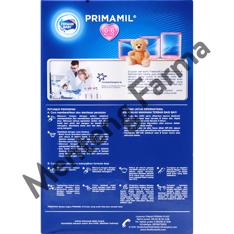 Frisian Baby Primamill 0-6 140 Gr - Susu Formula Bayi