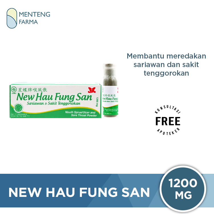 New Hau Fung San Obat Sariawan Dan Sakit Tenggorokan Apotek