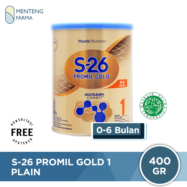 S-26 Promil Gold 1 400 gr - Susu Formula Bayi