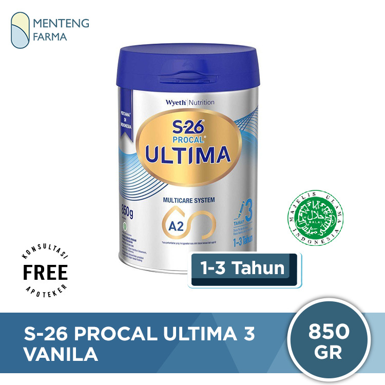 S-26 Procal Ultima 3 850 gr - Susu Pertumbuhan Anak