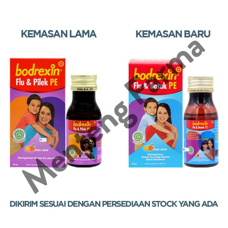 Bodrexin Flu & Pilek PE Sirup - Pereda Flu dan Pilek Pada Anak