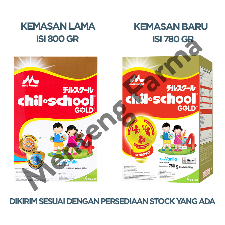 Morinaga Chil School Gold Vanila 780 Gr - Susu Pertumbuhan Anak 3-12 Tahun