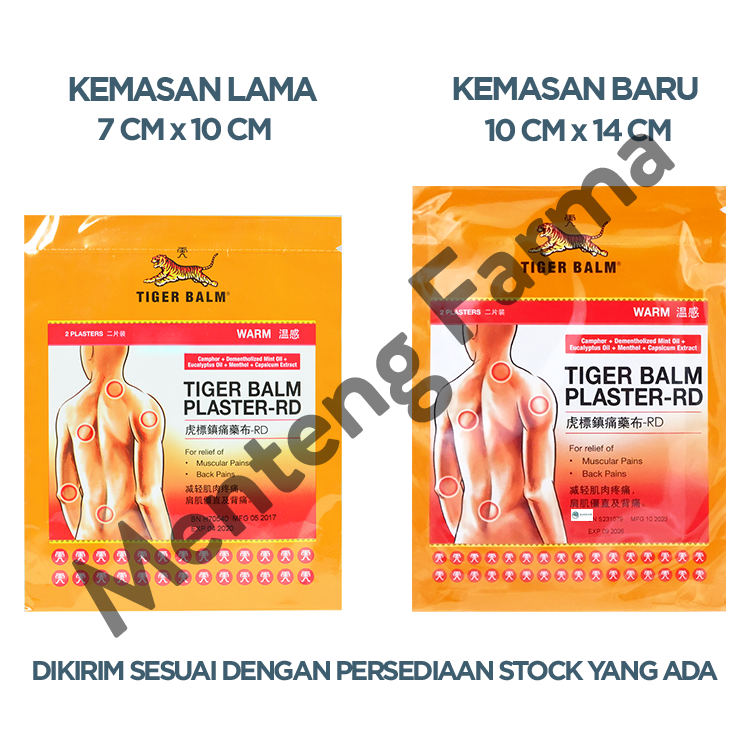 Tiger Balm Plaster (Warm) - Koyo Pereda Nyeri Otot / Punggung / Encok