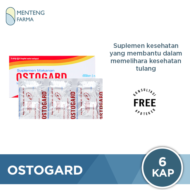 Ostogard 6 Kaplet - Memelihara Kesehatan Tulang