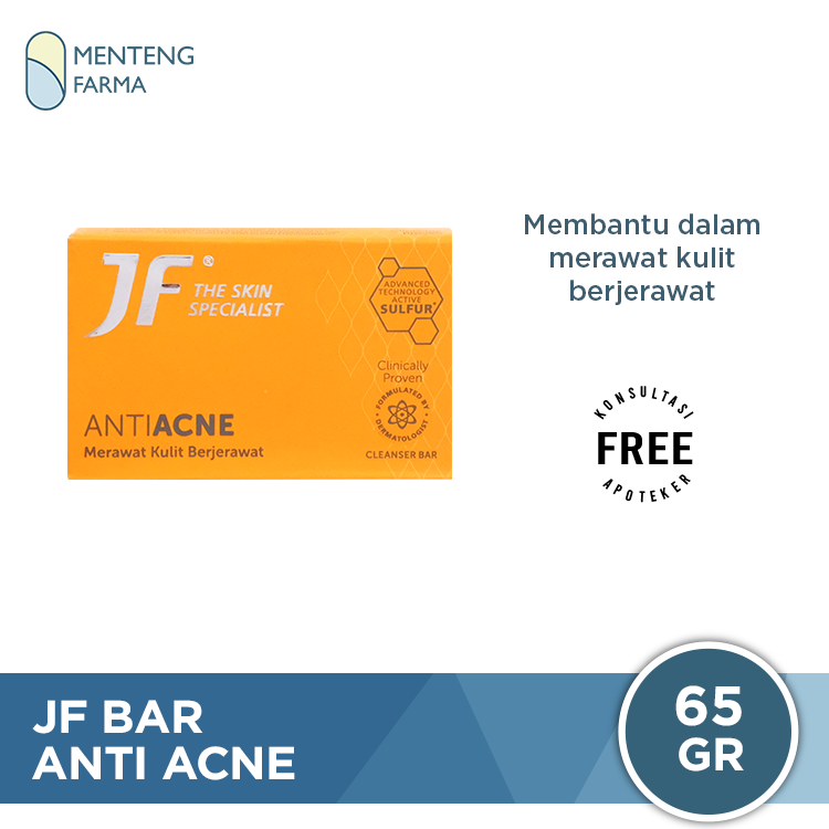 JF Anti Acne Bar 65 Gr - Sabun Anti Jerawat