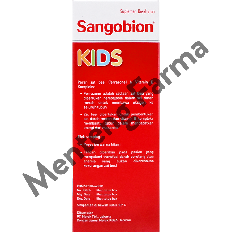 Sangobion Kids Sirup 100 mL - Suplemen Zat Besi & Vitamin B Kompleks Anak