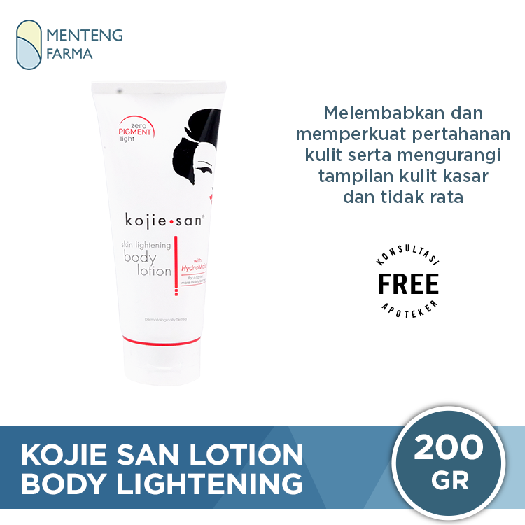 Kojie San Body Lightening Lotion 200gr - Melembabkan dan Mencerahkan Kulit