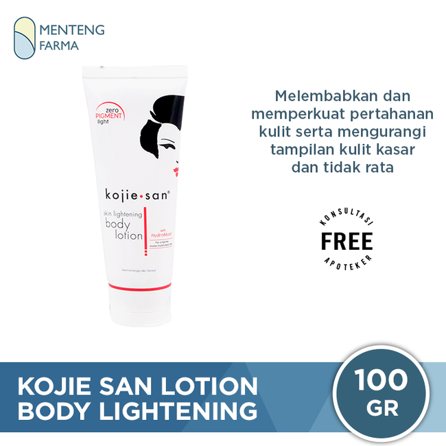 Kojie San Body Lightening Lotion 100gr - Melembabkan dan Mencerahkan Kulit