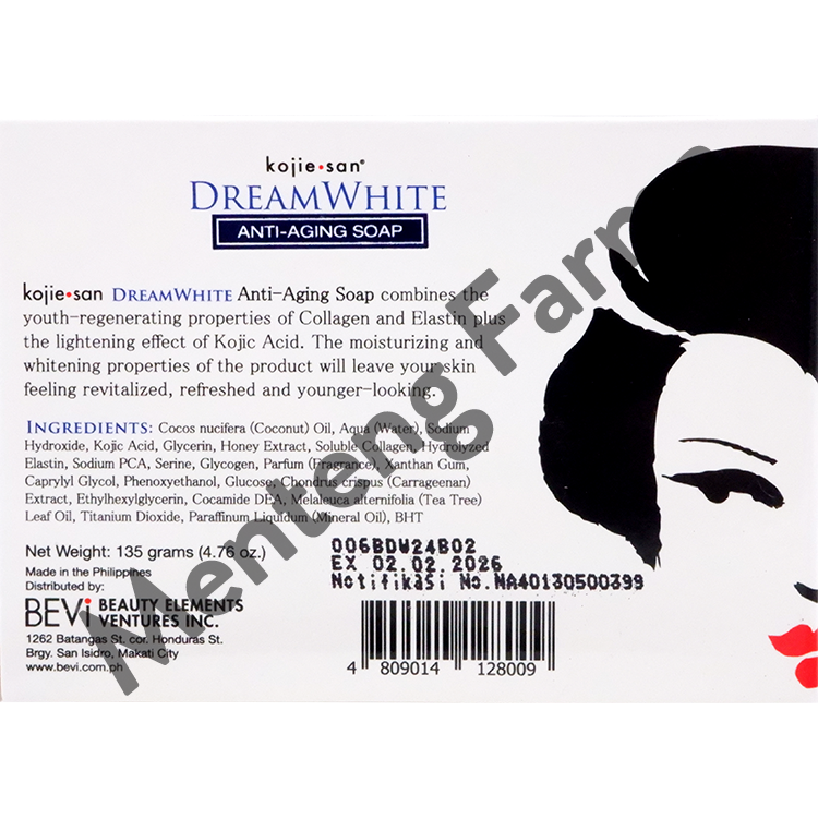 Kojie San Dreamwhite Soap 135g - Kulit Lebih Cerah Sehat dan Awet Muda