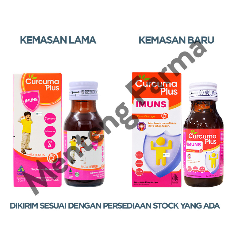 Curcuma Plus Imuns Rasa Jeruk 60 mL - Asupan Penambah Daya Tahan Tubuh Anak