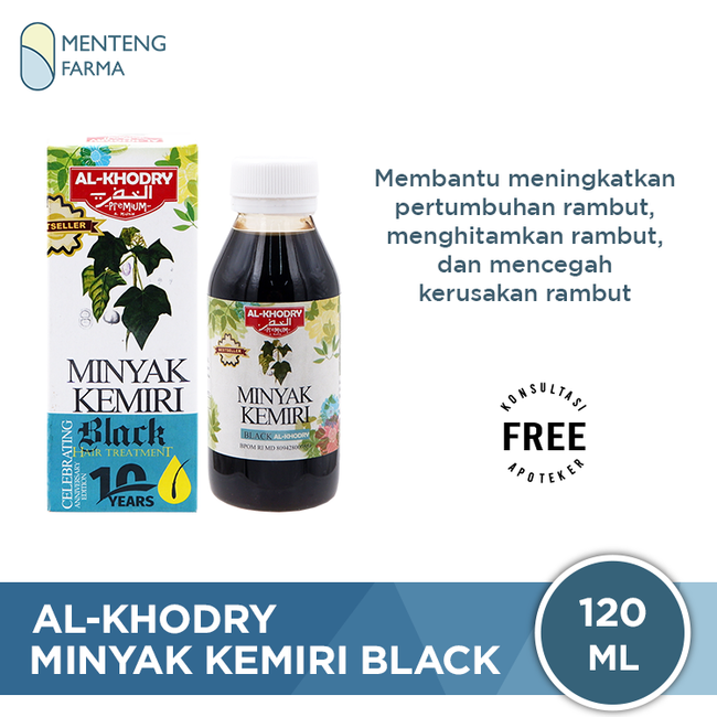 Minyak Kemiri Al-Khodry - Penyubur Rambut, Jambang, Kumis, Jenggot