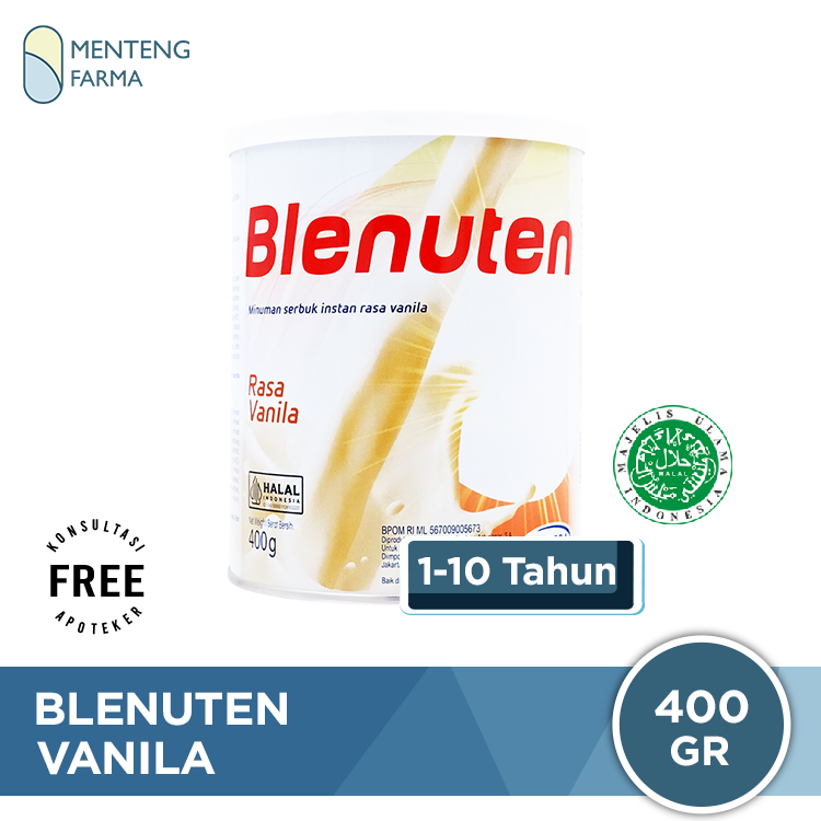 Blenuten Vanilla 400 gr - Susu Pertumbuhan Anak