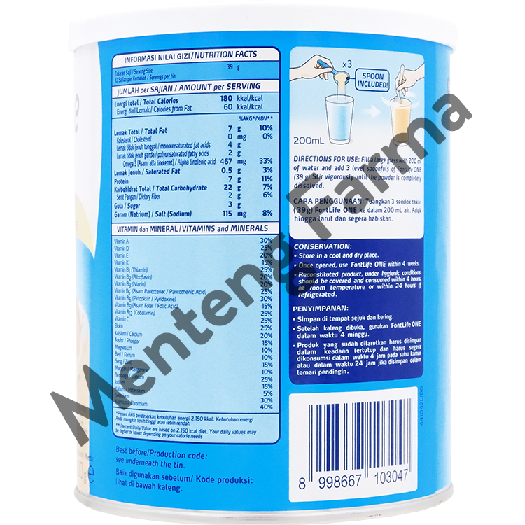 Fontlife One 400 gr - Susu Nutrisi Lengkap dan Seimbang