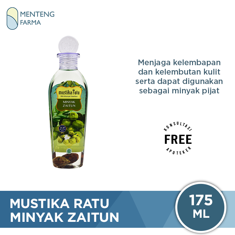 Mustika Ratu Minyak Zaitun 175 ml - Pelembab Kulit dan Minyak Pijat