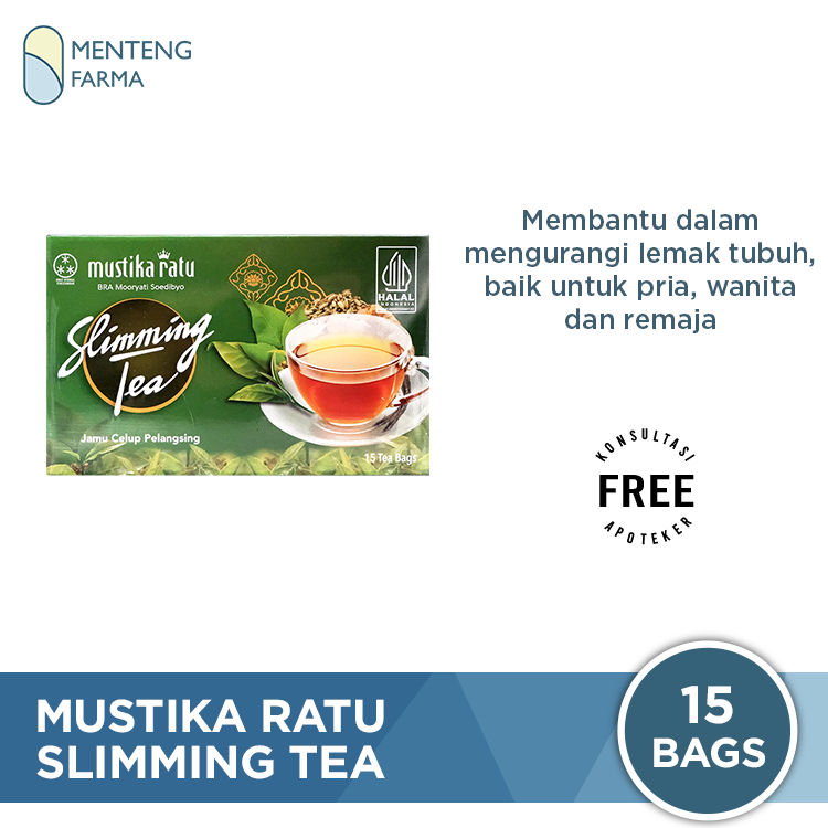 Mustika Ratu Slimming Tea isi 15 Bags - Teh Pelangsing dan Detox