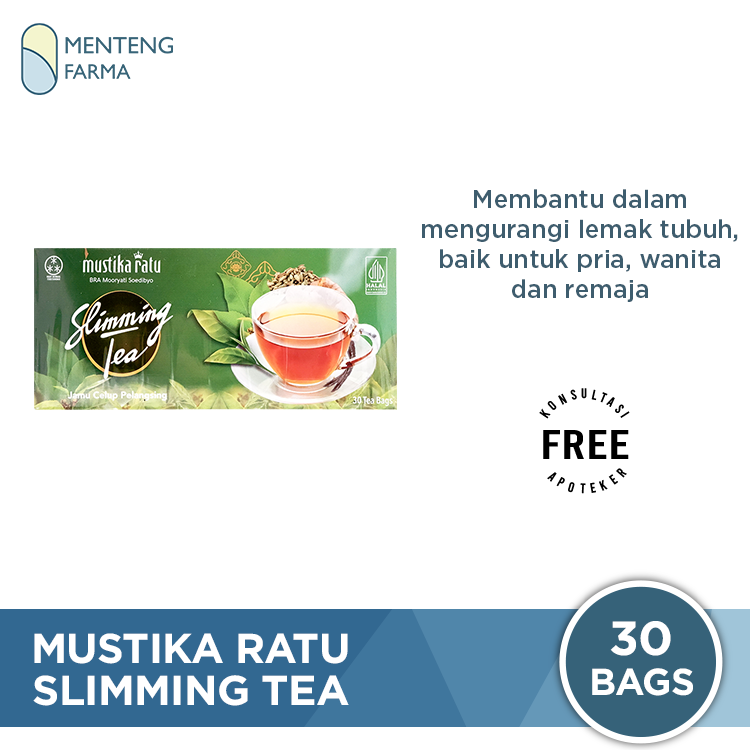 Mustika Ratu Slimming Tea isi 30 Bags - Teh Pelangsing dan Detox