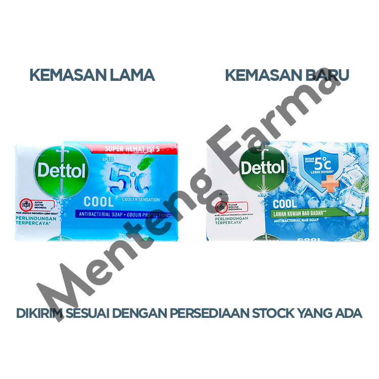 Sabun Mandi Batang Dettol Profresh Cool - 60 gram