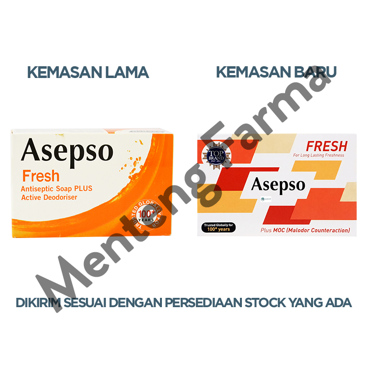 Asepso Fresh 80 Gram - Sabun Batang Antiseptik