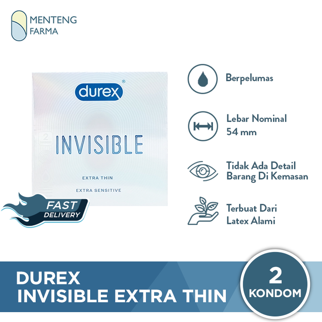 Kondom Durex Invisible - Isi 2