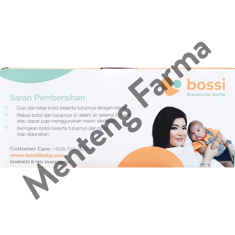 Bossi Botol Kaca ASI 50 mL isi 8 Botol - Botol Penyimpanan ASI