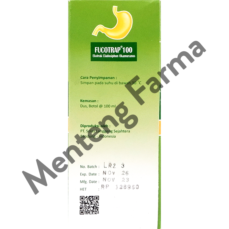 Fucotrap Syrup 100 ml - Menjaga Kesehatan Lambung