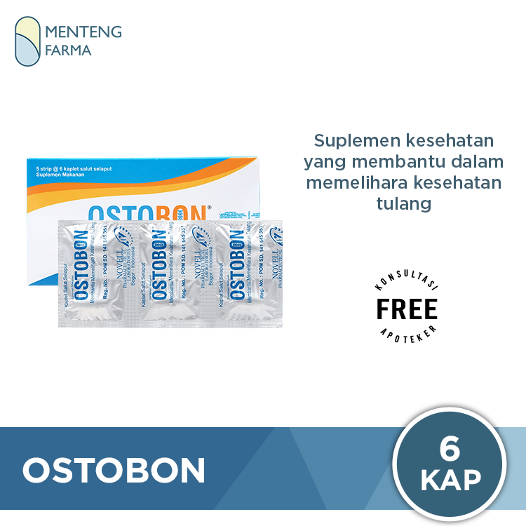 Ostobon 6 Kaplet - Memelihara Kesehatan Tulang