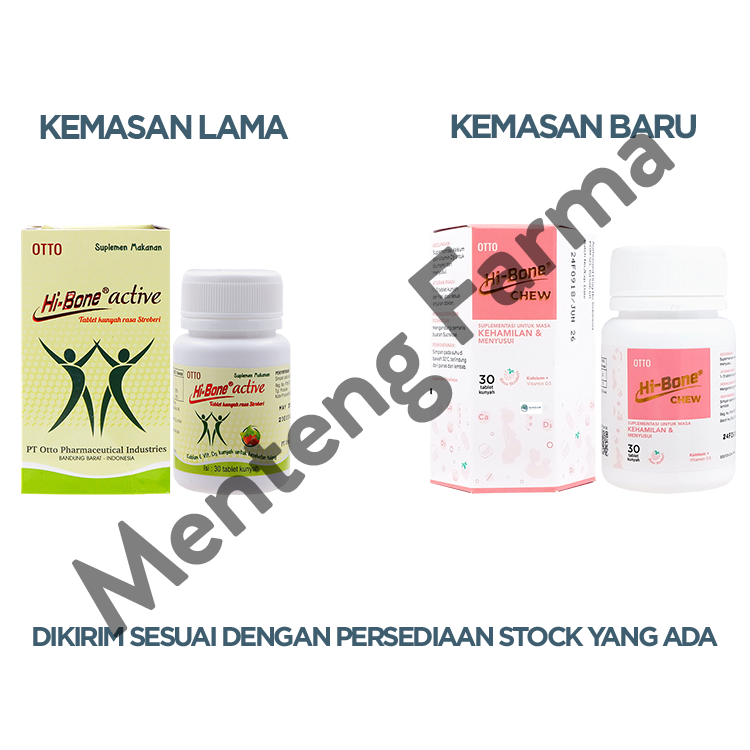 Hi-Bone Chew Strawberry 30 Tablet - Suplemen Ibu Hamil dan Menyusui