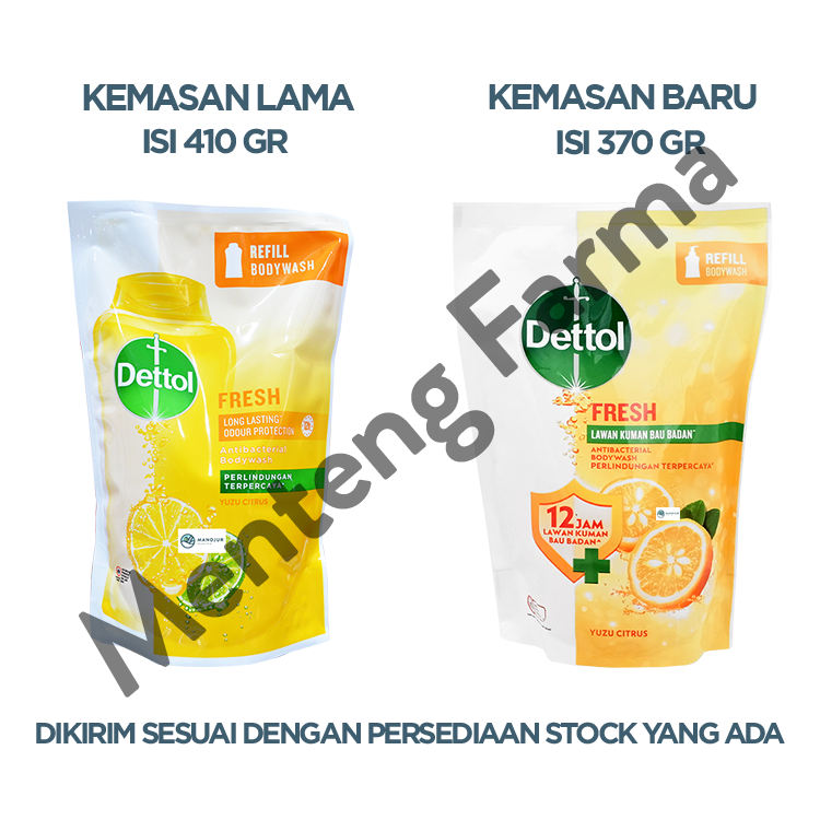 Sabun Mandi Cair Dettol ProFresh - 370 Gram