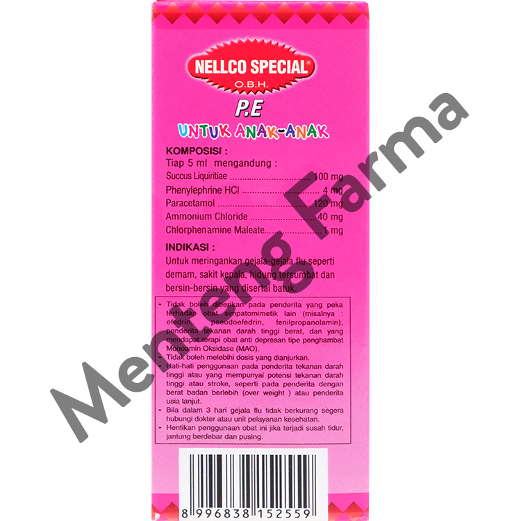 OBH Nellco Special PE Anak Strawberry 55 mL - Meringankan Gejala Flu Anak