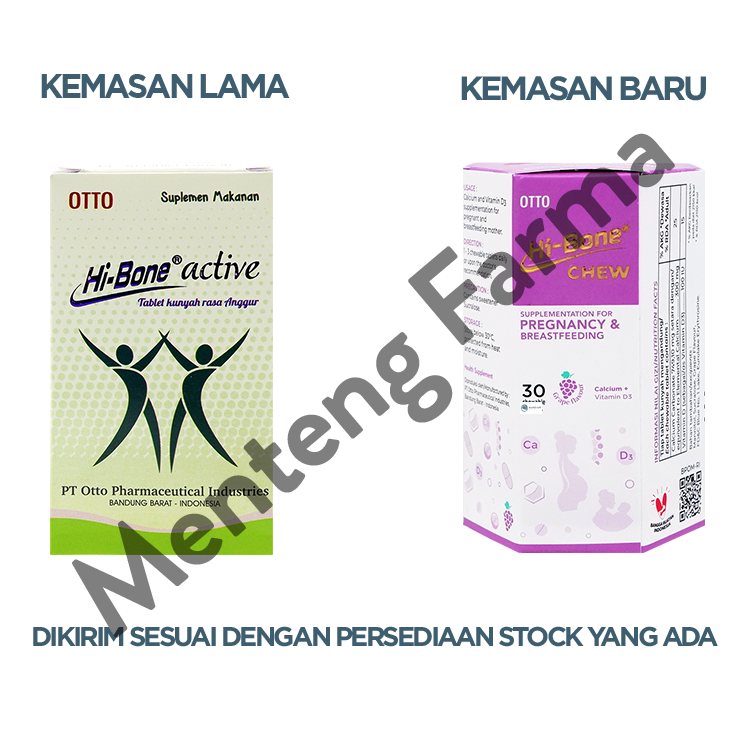 Hi-Bone Chew Grape 30 Tablet - Suplemen Ibu Hamil dan Menyusui