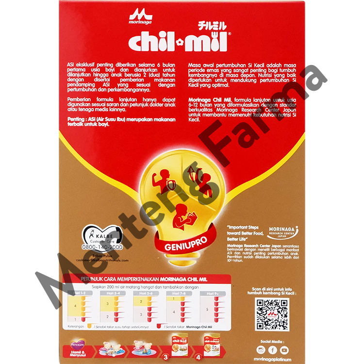 Morinaga Chil Mil Gold 390 Gr - Susu Formula Bayi Lanjutan