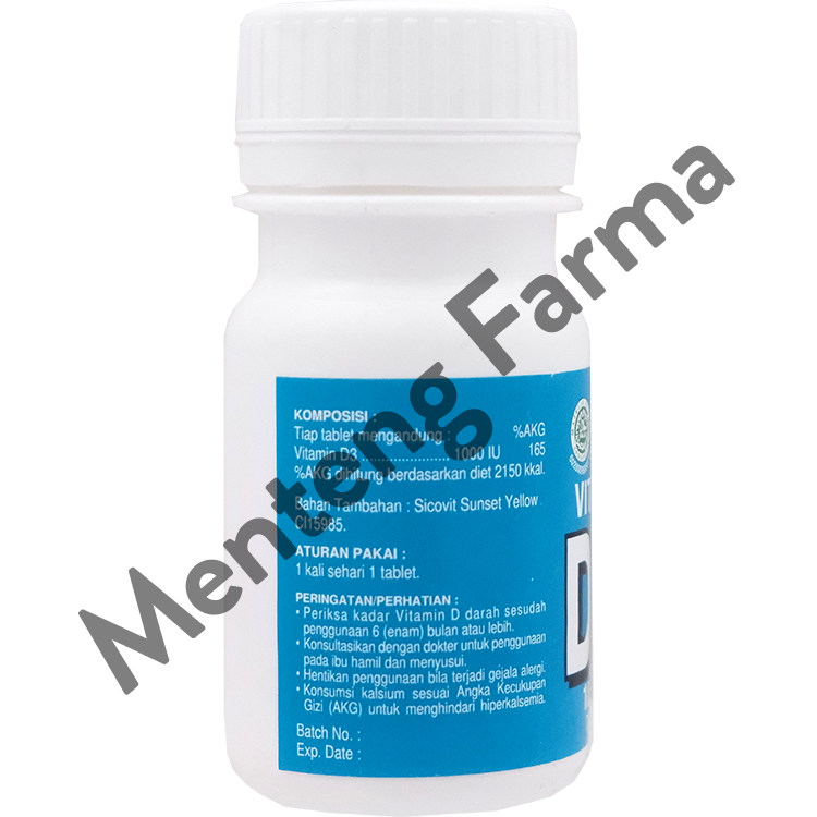 IPI Vitamin D3 1000 IU 75 Tablet - Suplementasi Vitamin D dengan Cepat