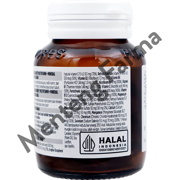 Blackmores Multivitamin + Minerals with Habbatussauda 30 Kapsul Lunak