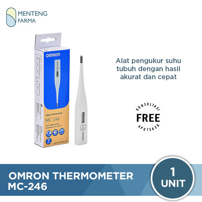 Thermometer Digital Omron MC-246 - Alat Pengukur Suhu Tubuh